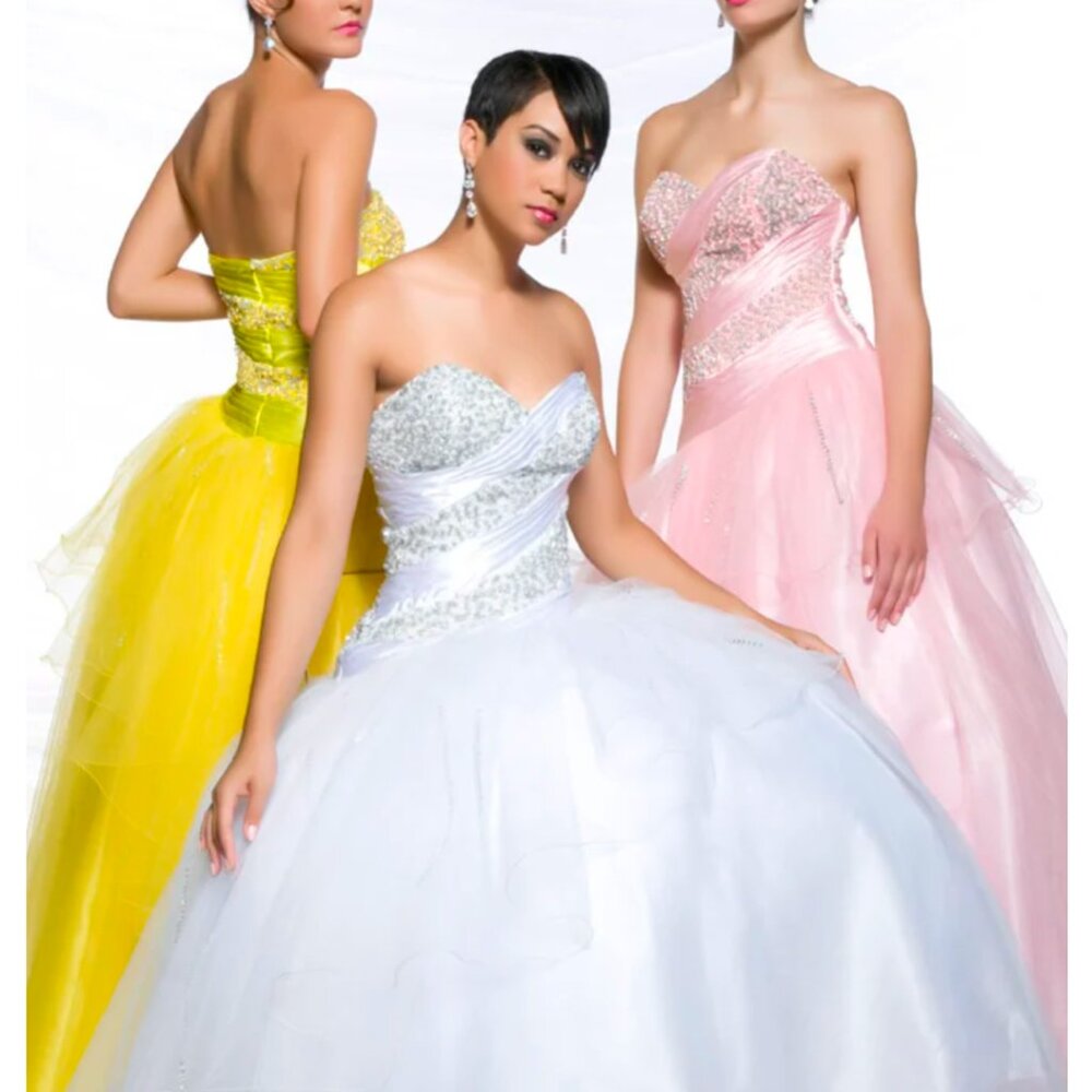 Antonio Castelli Pink A line Prom Dress Size 16